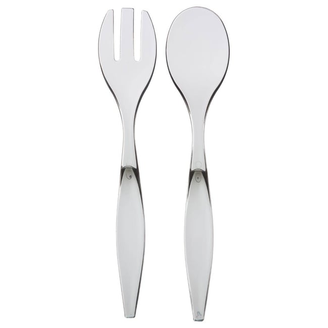 Couverts à salade nacarat SQUARE noir <span itemprop=