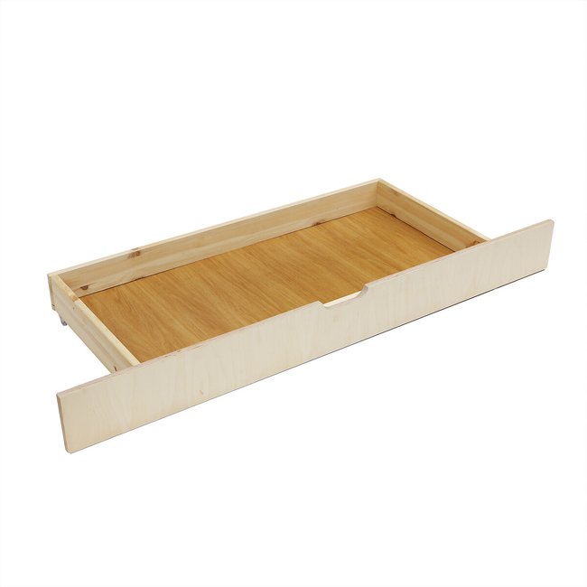 Bed drawer 4.21, light wood, EUROPE & NATURE