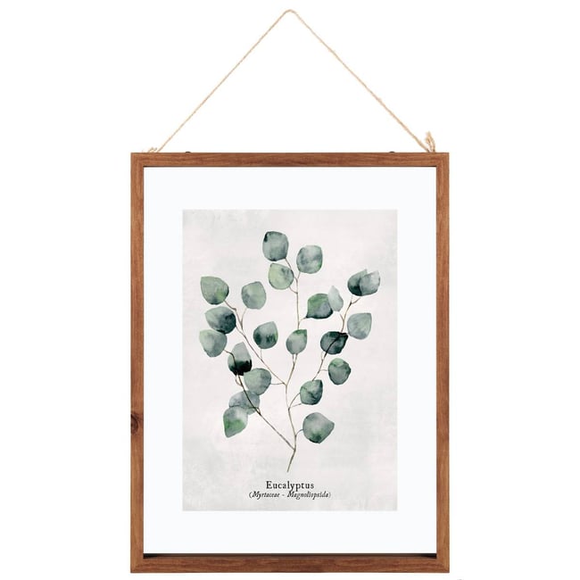 Cadre FEUILLES Couleur vert foncé <span itemprop=