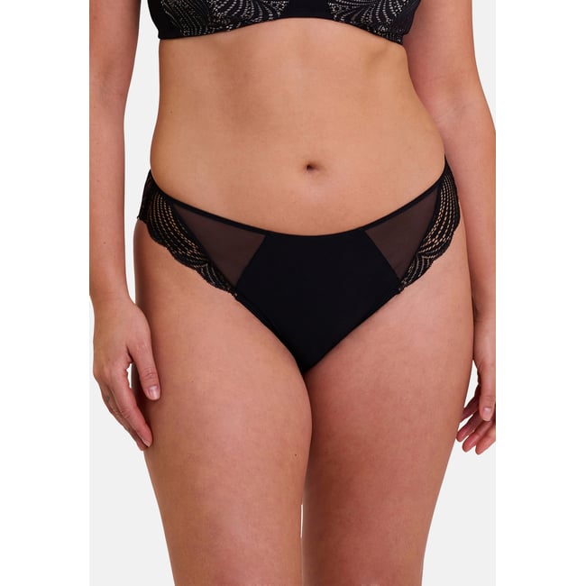 Slip OLIVIA noir <span itemprop=