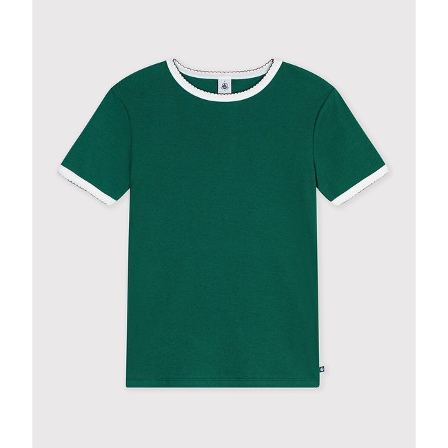 T-shirt, manches courtes vert <span itemprop=