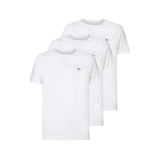 Lote de 3 t-shirts lisas, gola redonda - PETROL INDUSTRIES
