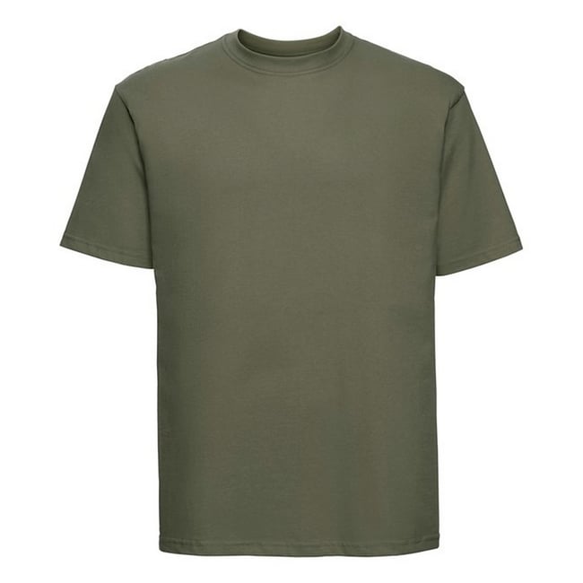 T-shirt uni manches courtes en coton CLASSIC - RUSSELL