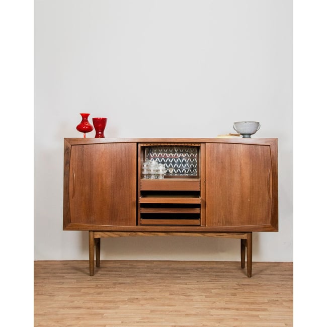 Enfilade scandinave Margaret N°56 - Bon état Couleur bois <span itemprop=