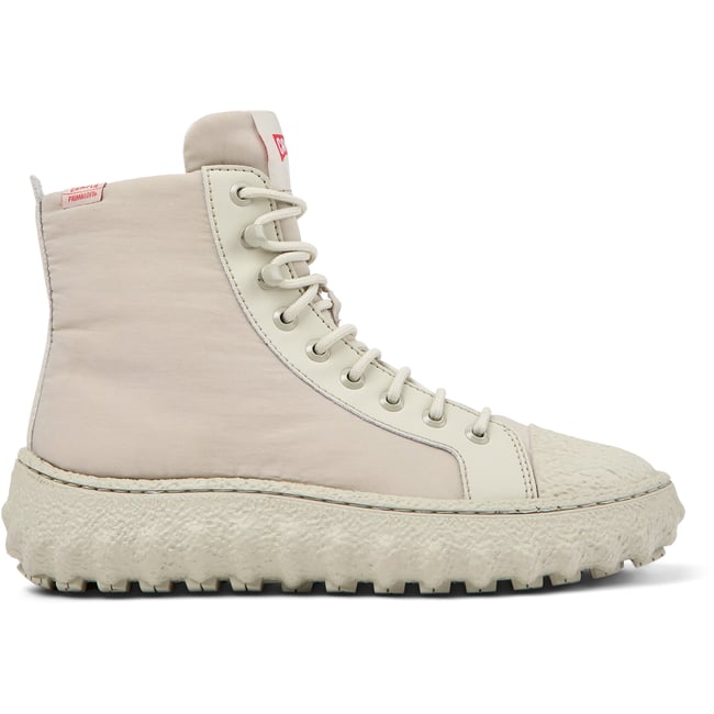Bottines Ground gris pastel <span itemprop=