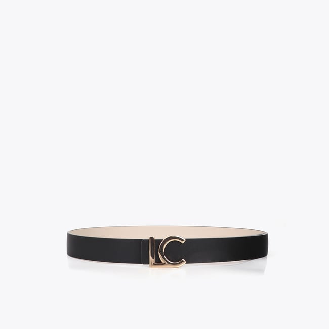 Ceinture réversible à logo métallique - LOLA CASADEMUNT