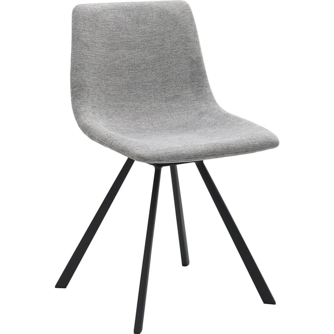 Chaise pivotante tissu collection YUKON Couleur gris clair et noir <span itemprop=