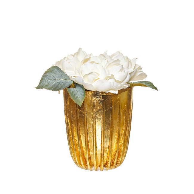 Arranjo floral com Peónias artificiais, BORGHESI - BORGHESI