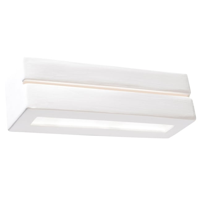 Applique Céramique Blanc E27 1 Vega Line Couleur blanc <span itemprop=