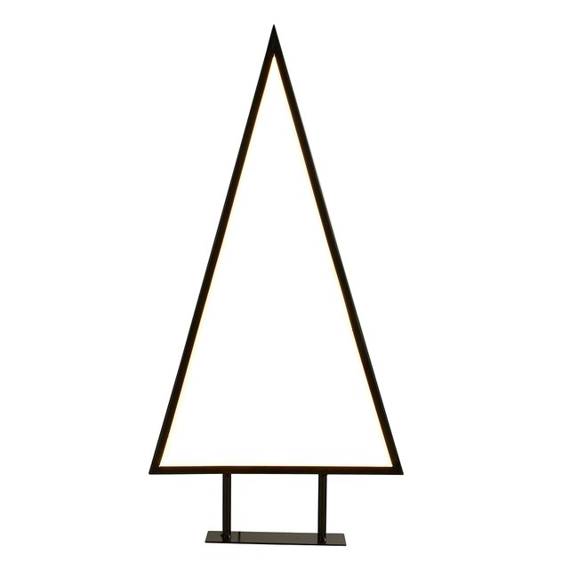 59cm Black Metal Frame Neon Tree LED Light, black, SO'HOME