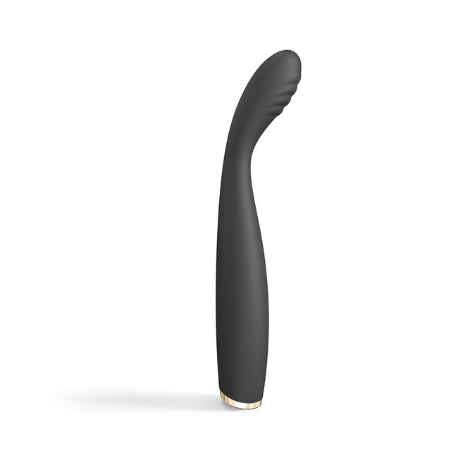 Vibrador de punto G y clítoris G-Slim negro/dorado <span itemprop=