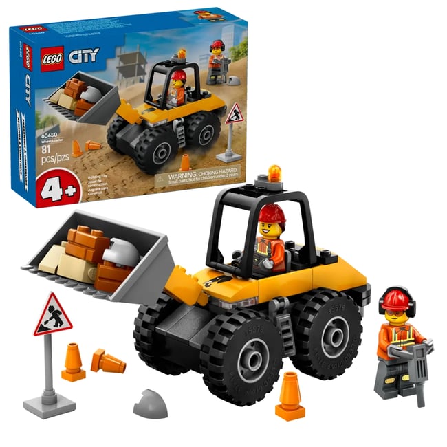 City La chargeuse de chantier jaune multicolore <span itemprop=