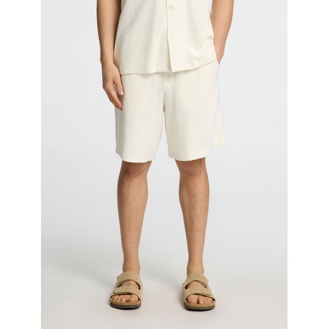 Short Terrycloth egret <span itemprop=