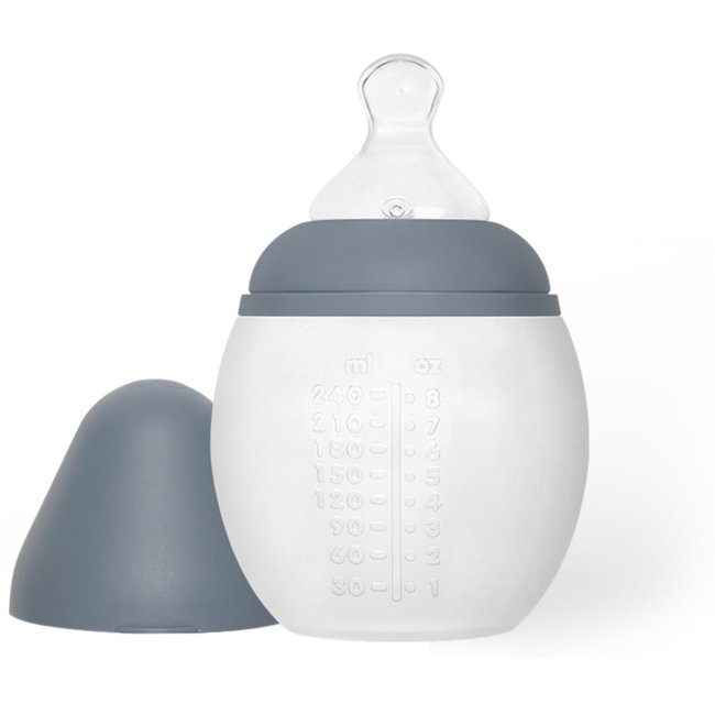 Biberon anti-colique blue grey <span itemprop=