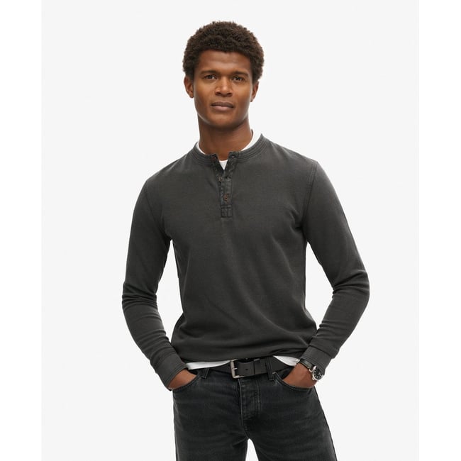 Haut Henley Texturé Vintage - SUPERDRY