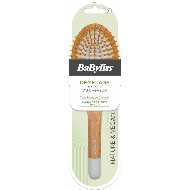 Brosse à cheveux BOIS PNEUMATIQUE PICOTS BOIS - BABYLISS