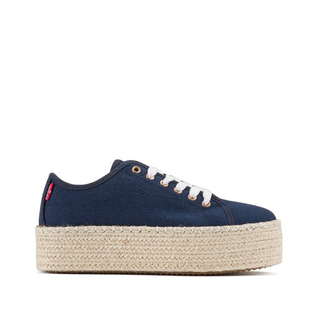 Baskets En Toile À Plateforme Tijuana 2.0 bleu marine <span itemprop=