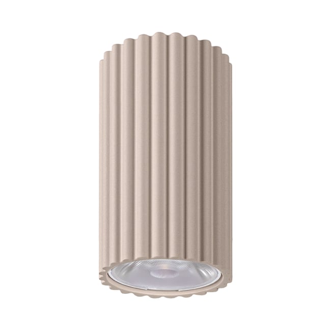 Plafonnier Aluminium Taupe LED 1 Ivar Couleur taupe <span itemprop=
