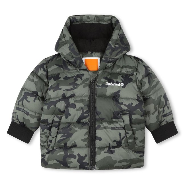 Blouson à capuche kakifonce <span itemprop=