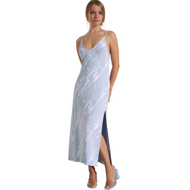 Nuisette longue Naomi bleu ciel <span itemprop=