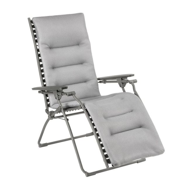 Transat Relax Lafuma Zéro Gravité XL - Toile AirComfort, Pliable, Label Longtime - Jardin, Terrasse, Salon - 13