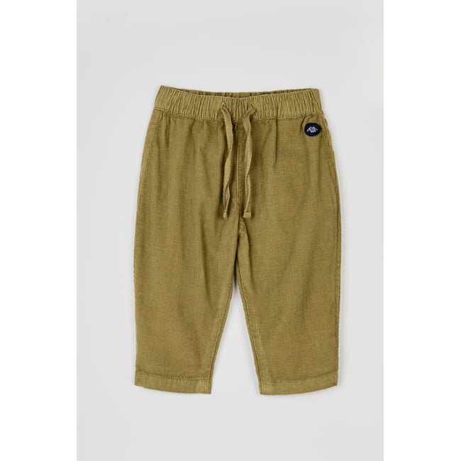 Pantalon velours BABY oliva <span itemprop=