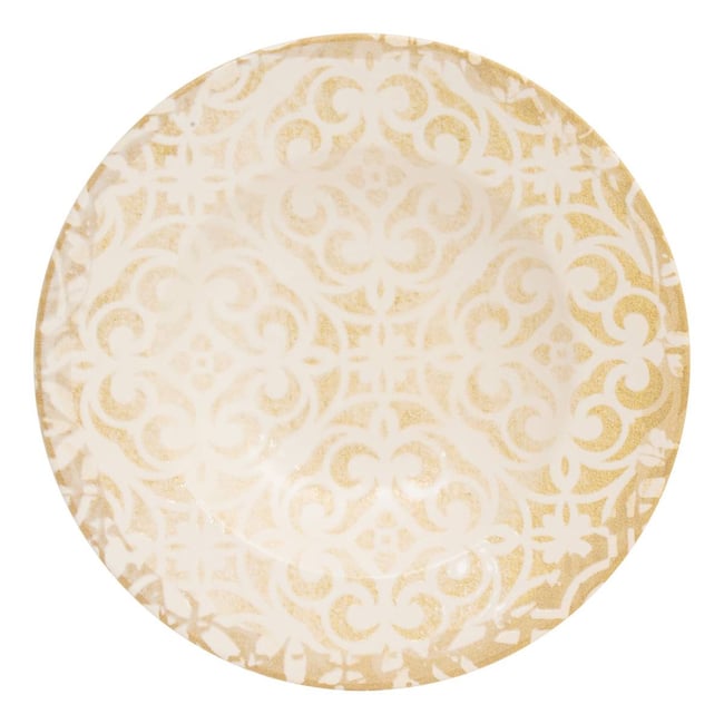 Assiette pâtes D28cm ANNA Couleur creme <span itemprop=