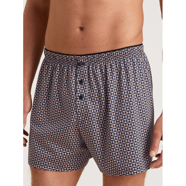 CALIDA Cotton Code Boxer A Pantaloncino Uomo, 95% Cotone 5% Elastan, Mix Di Strisce, Confortevoli