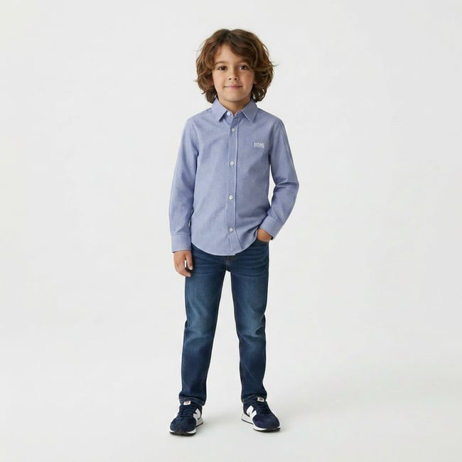 Chemise  - Très bon état bleu <span itemprop=