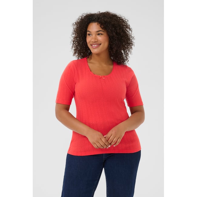 T-shirt - KAFFE CURVE