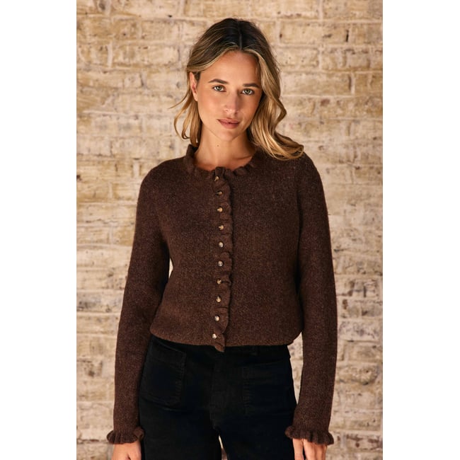 Gilet col rond uni MUDYA - LA PETITE ETOILE
