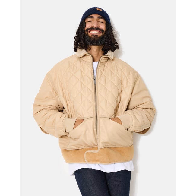 Blouson uni col montant COSMO v002235 <span itemprop=