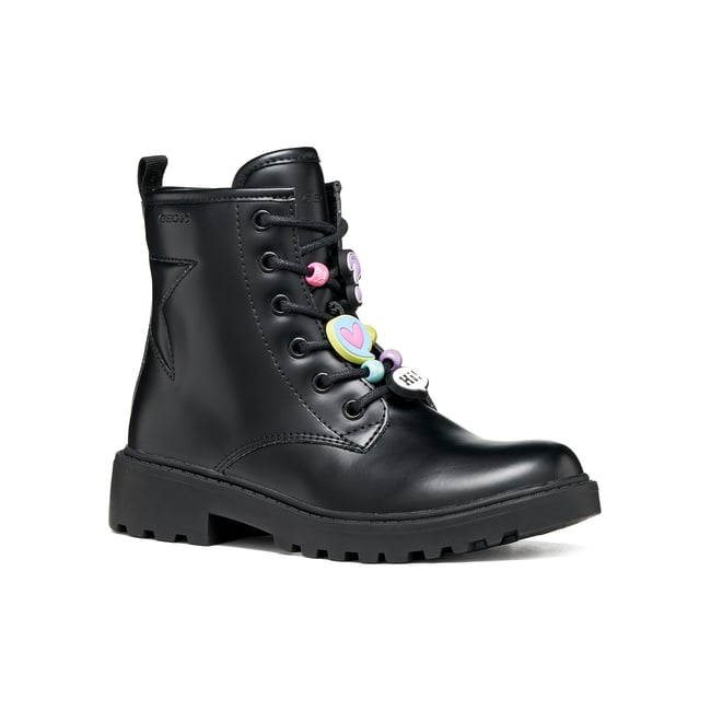 Bottines  J CASEY noir/multicolore <span itemprop=