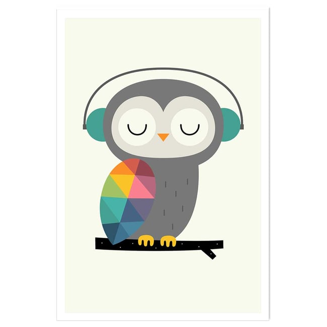 Affiche  hibou music - HEXOA