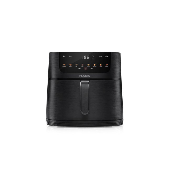 Fritadeira Sem Óleo Air Fryer 8L 648FL, FLAMA preto <span itemprop=