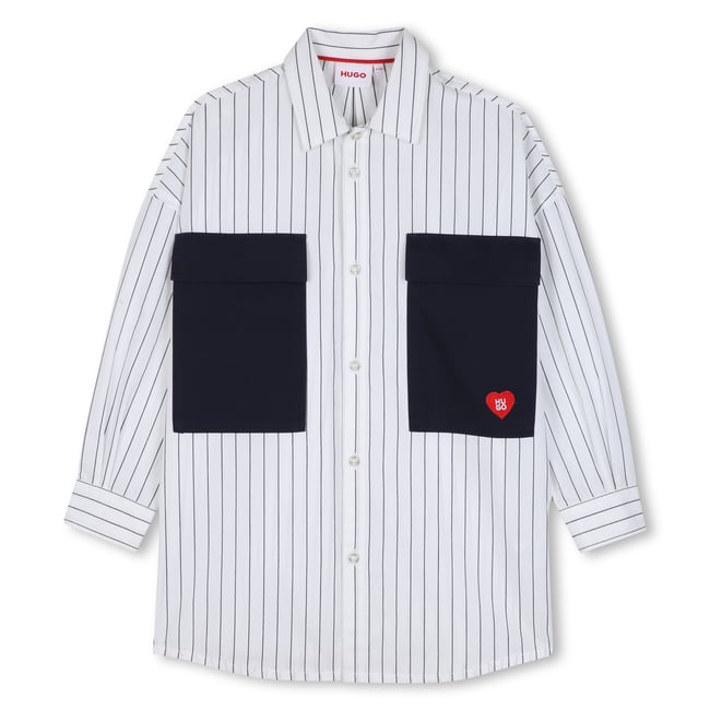 Chemise manches longues abysse <span itemprop=