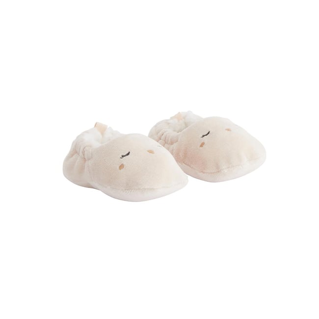 Chaussons bébé Perle beige <span itemprop=