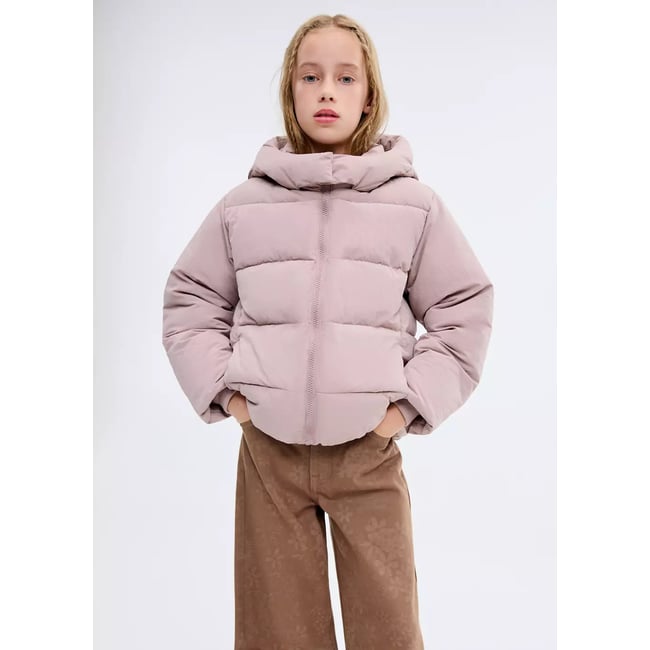 Anorak matelassé à capuche - MANGO KIDS