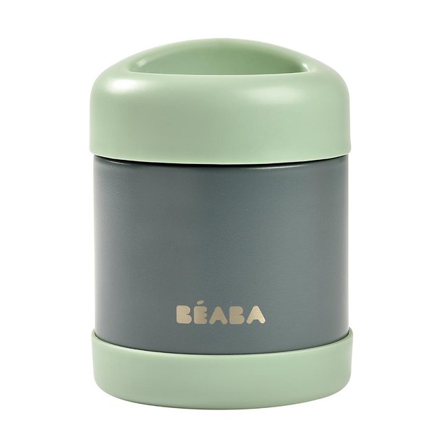 Thermo-portion inox minéral gris, vert sauge <span itemprop=