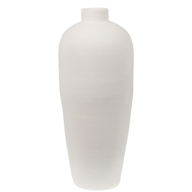 Vase Blanc -BAKI Couleur blanc <span itemprop=