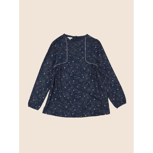 Blouse - Très bon état bleu <span itemprop=