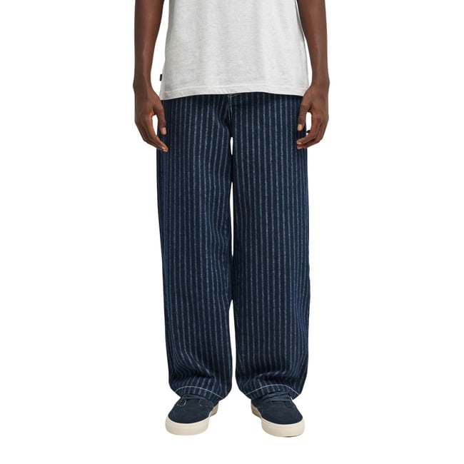 Jean Big Fit BIG 5 DENIM HERRINGBONE bleu herringbone denim <span itemprop=