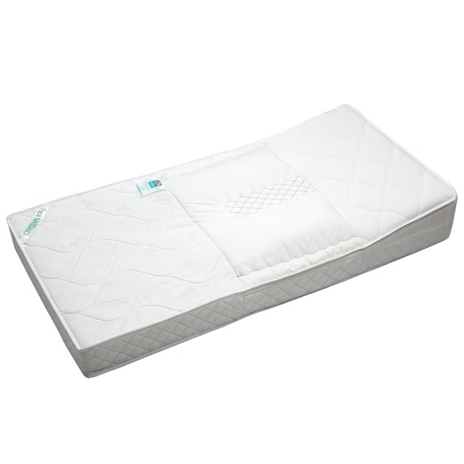 Matelas pour berceau en bambou 40 x 80 cm Couleur blanc <span itemprop=