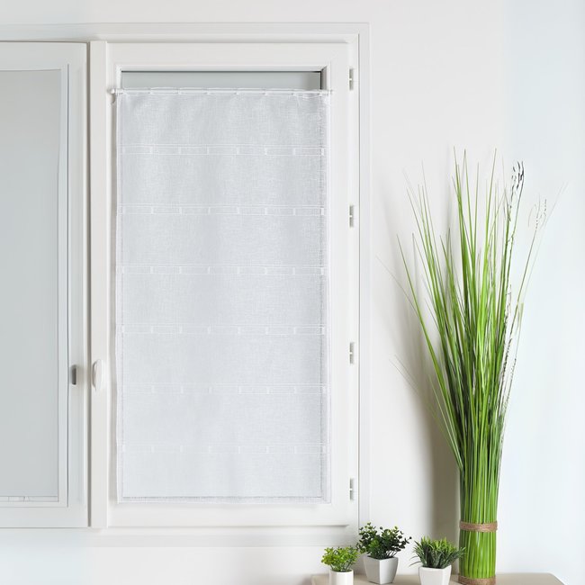 Modulable brodé uni à pattes biface blanc <span itemprop=