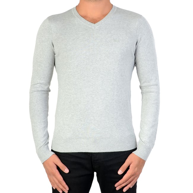 Pull Tavel gris clair <span itemprop=