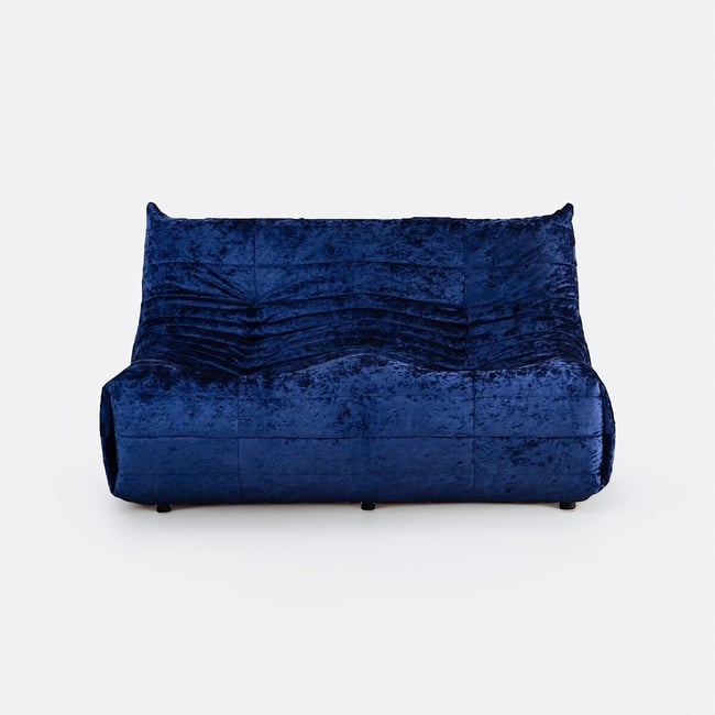 Диван двухместный Bocek / Босек синий SO'HOME