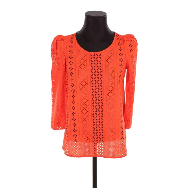 Blouse en coton - Très Bon État rouge <span itemprop=