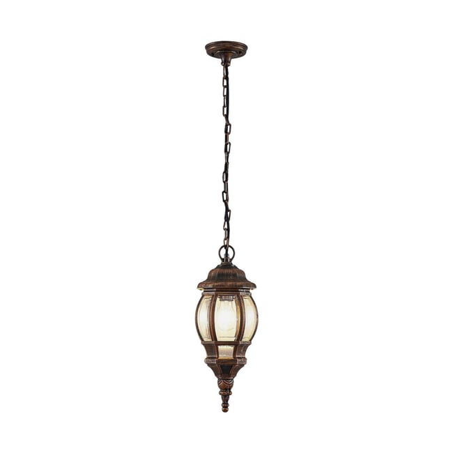 Luminaire extérieur  antique, Nadesha Couleur doré brossé <span itemprop=