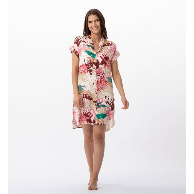 Liquette imprimée fleurs en 100% viscose CAMÉLIA 705 multicolore <span itemprop=
