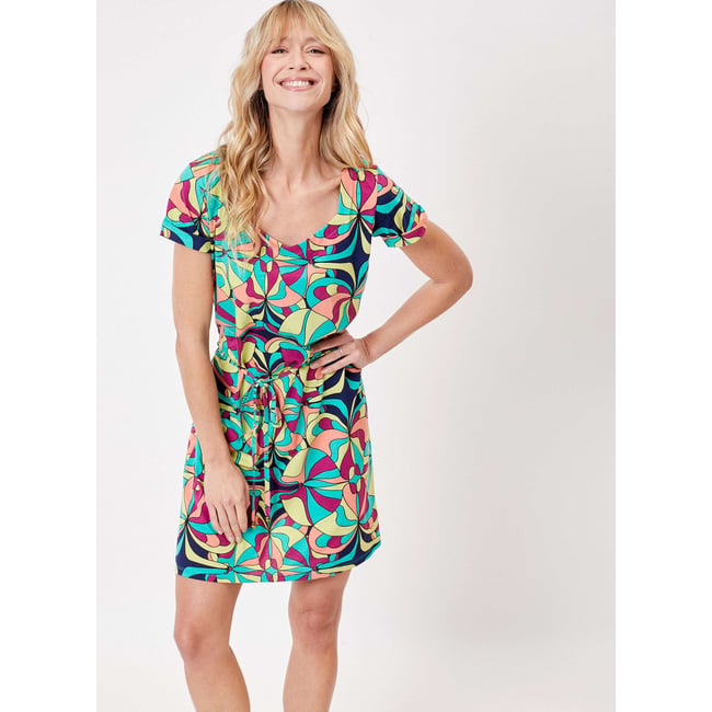 Robe coton col cur à nouer FIT - PRINCESSE NOMADE
